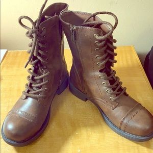 Outdoor Combat Brown Boots